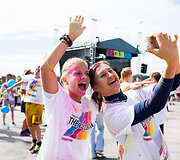 Vilniuje pirmąkart įvyko &bdquo;The Color Run&ldquo; spalvų festivalis 