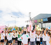 Vilniuje pirmąkart įvyko &bdquo;The Color Run&ldquo; spalvų festivalis 