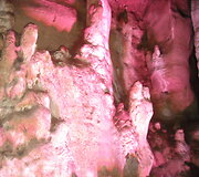 Stalagtitų, stalagmitų uolos