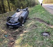 Avarija netoli Trakų Vokės