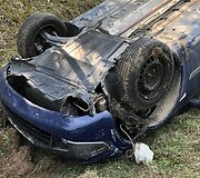 Avarija netoli Trakų Vokės