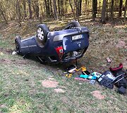 Avarija netoli Trakų Vokės