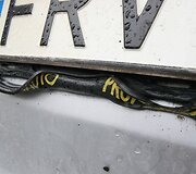 &Scaron;iauliuose degė mikroautobusas