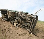 Sunkvežimių avarija