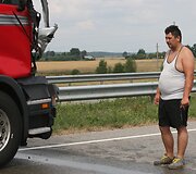 Sunkvežimių avarija