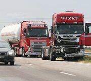 Sunkvežimių avarija
