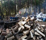 Barvų kaimo eglyne veikė naminės degtinės fabrikas