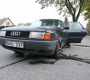Avarija &Scaron;iaulių Žemaitės Gatvėje