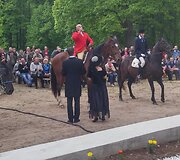 Žagarės dvare &ndash; trofėjų paroda su lapių medžioklės imitacija
