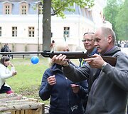 Žagarės dvare &ndash; trofėjų paroda su lapių medžioklės imitacija