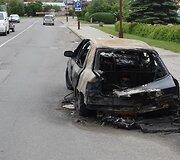 Sudegęs &bdquo;citroenas&ldquo; &Scaron;iauliuose
