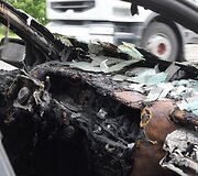 Sudegęs &bdquo;citroenas&ldquo; &Scaron;iauliuose