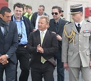 Visuomenei pristatytas sraigtasparnis &bdquo;Dauphin&ldquo;