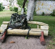 Italijos kariai &Scaron;iaulių kūdikių namams atvežė dovanų ir pagamino picos