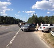 Autostradoje į avariją pateko vestuvių limuzinas