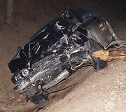 Ukmergės rajone dėl girto vairuotojo suknežinti trys automobiliai