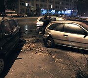 Avarijoje apgadinti 4 automobiliai, kaltininkas pasi&scaron;alino i&scaron; įvykio vietos