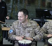 Lietuvos KOP ir NATO kariai Lietuvos nepriklausomybę paminėjo muzikaliai