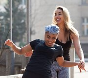 Deja Mattox ir Fantasia Gilliard - fotosesija apie kasdienybę &Scaron;iauliuose