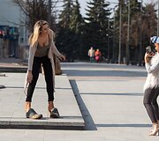 Deja Mattox ir Fantasia Gilliard - fotosesija apie kasdienybę &Scaron;iauliuose