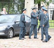 Tel&scaron;iai palydi žuvusį pareigūną Liudą &Scaron;imkų į paskutinę kelionę