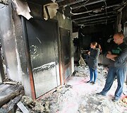Jauna &scaron;eima po gaisro rugsėjo 1-ąją sutinka be namų