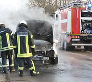 Netoli Galvės ežero sankryžoje užsiliepsnojo &bdquo;VW Passat&ldquo;