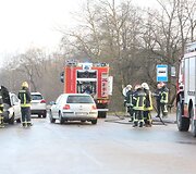Netoli Galvės ežero sankryžoje užsiliepsnojo &bdquo;VW Passat&ldquo;