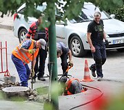Palanga valo lietaus kanalizaciją &ndash; ruo&scaron;iasi liūčiai