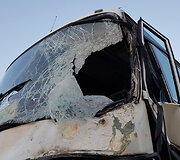 Netoli Kur&scaron;ėnų susidūrė autobusas ir mikroautobusas