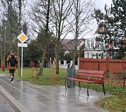 Pavojingos gatvės be &scaron;aligatvių
