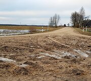 Po &scaron;ventinio lietaus žvyrkeliai virto kemsynais