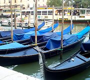 Venecijos simbolis -Gondolos
