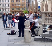 Orkestras Vienos gatvėse
