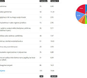 Kokias su vaiko auginimu susijusias sritis jūs bijotumėte/ nenorėtumėte/ vengtumėte patikėti savo partneriui?