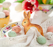 Velykų stalo dekoras