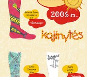 Pagal vaikų pie&scaron;inius sukurtos kojinės ir pėdkelnės (&bdquo;Skinija&ldquo;, 2006 m.)