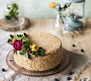 Tortas &bdquo;Napoleonas&ldquo;. Kepinio autorė &ndash; Rūta Rep&scaron;ienė.