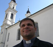 Marijampolės &scaron;v. Arkangelo Mykolo parapijos klebonas Andrius &Scaron;idlauskas