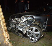 "Audi" avarija Tel&scaron;iuose