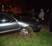 "Audi" avarija Tel&scaron;iuose