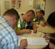 Kauno klinikose policininkai davė kraują