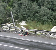 Avarija Kaune, Marijampolės plente