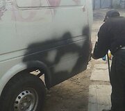 Kauniečiai Ukrainos kariams nuve&scaron; mikroautobusą