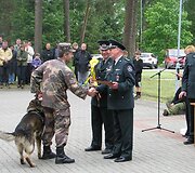 Pasieniečių tarnybinių &scaron;unų čempionato akimirkos