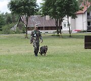 Pasieniečių tarnybinių &scaron;unų čempionato akimirkos