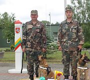 Pasieniečių tarnybinių &scaron;unų čempionato akimirkos
