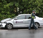 Avarija Geležinio Vilko ir Mokslininkų gatvių sankryžoje
