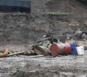 Ant kojų Vilniaus specialiąsias tarnybas sukėlė statybinio vibratoriaus dalis