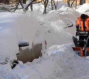 Maskvą nuklojo didžiulis sniego sluoksnis